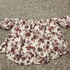 american eagle off the shoulder shirt